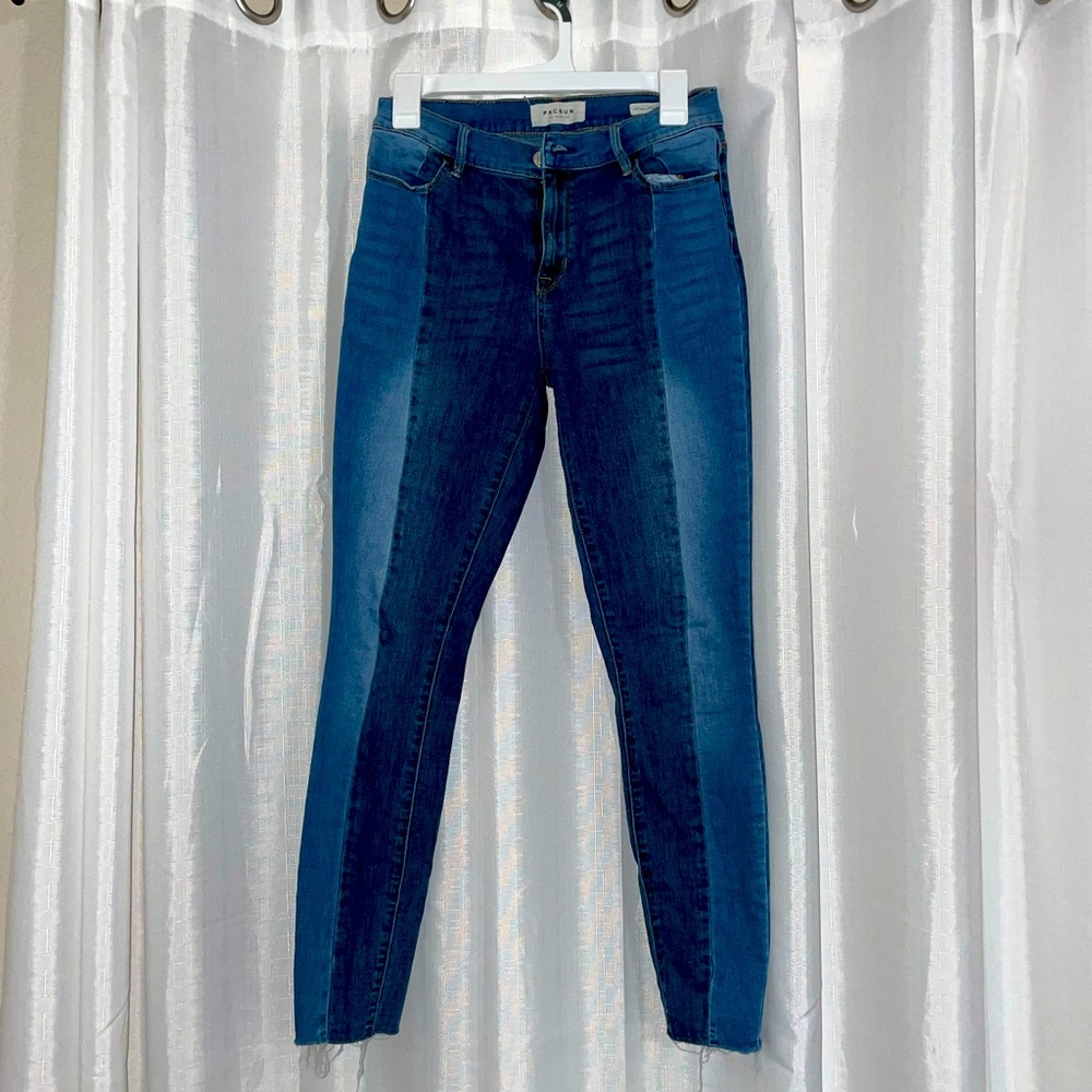 PacSun Stretchy Two-Toned Jeggings Size 25L